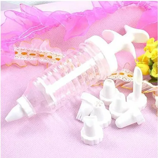 

XIBAO Nozzles Icing Cake Decorating Tool Set Piping Syringe Modelling Tools 8 Pcs Nozzles Bakeware Tools