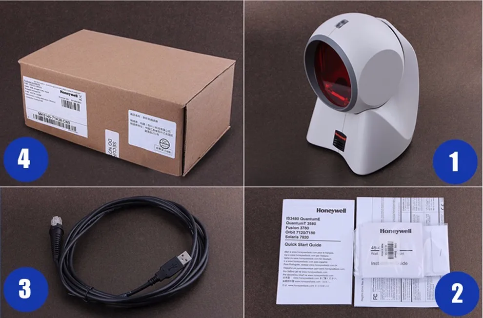 Oringinal Honeywell  7120 Orbit Metrologic Barcode reader Omni-Directional laser barcode scanner for Retail SuperMarket 6