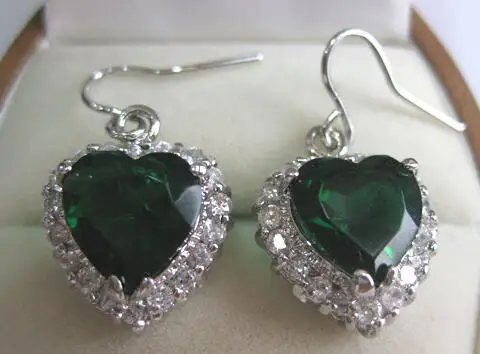 Latest Round Crystal With Heart-shape Earring ER00083 10mm | Украшения и аксессуары