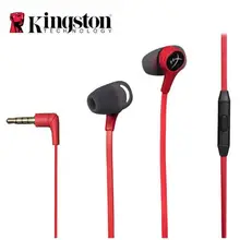Оригинальные наушники kingston HyperX Cloud, игровая гарнитура с микрофоном, проводная гарнитура с эффектом погружения, аудио наушники-вкладыши для игр