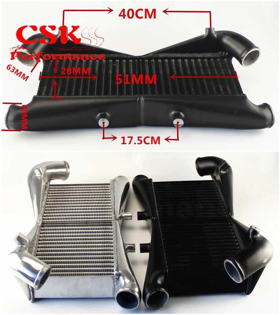 Интеркулер с передним креплением для Nissan 300ZX Twin Turbo Fairlady Z32 VG30DETT 90 96|mount intercooler|front