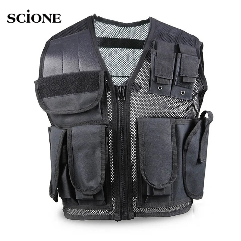 

Tactical Vest Molle Hunting Military Waistcoat 600D Nylon Plate Carrier Magazine Airsoft Colete Tatico Gilet Tactique XA826WA