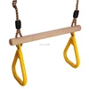 Fun Wood Kids Flying Rings Swing For Child & Adult Pull-Up Pull Up Chinning Muscle Outdoor Indoor Sports Toys 2 in 1 Set Toy 3