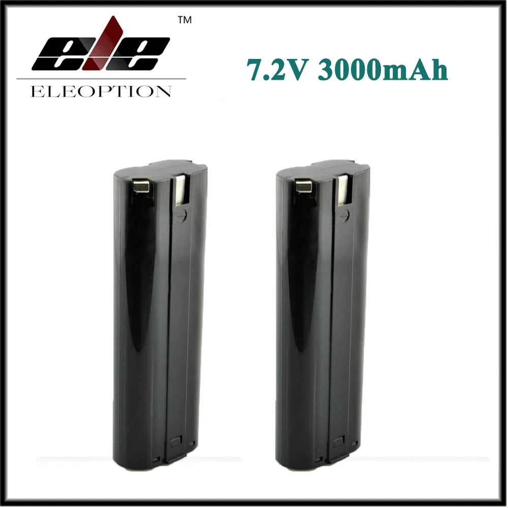 

2x Eleoption 3000mAh 7.2V Ni-MH Rechargeable Battery For MAKITA 7000 7002 632002-4 191679-9 192532-2