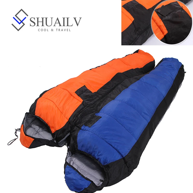 Cold Winter Mummy Sleeping Bag Adult Waterproof Tourist Lazy Bags High
