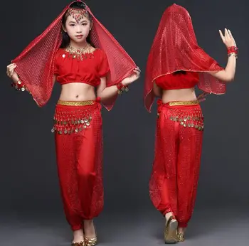 

child belly dance costume set indian belly dance costume for children indian dance costumes festival clothing