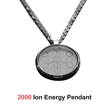 

New Unisex Stainless Steel 2000CC Negative Ion Energy Scalar Pendant Chain Necklace