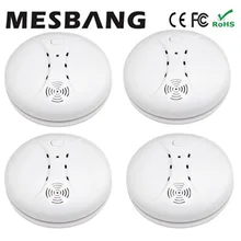 Mesbang wireless smoke detector 433HMZ Independent smoking sensor for GSM alarm system free shipping