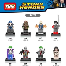 Строительные блоки Супергерои Мстители клоун самурайский espada comano Suicida Pelicula Bloques Juguetes