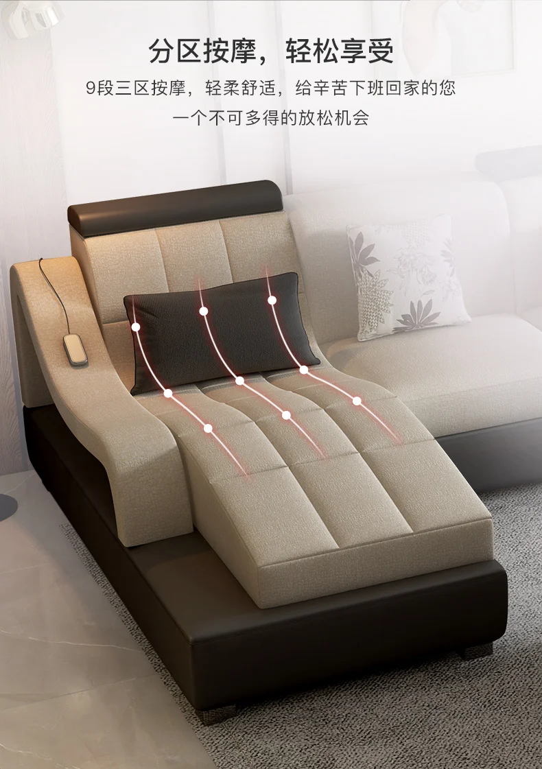 Диван из ткани Easyliving 2019 секционный диван с фотоэлементами мебель для гостиной в