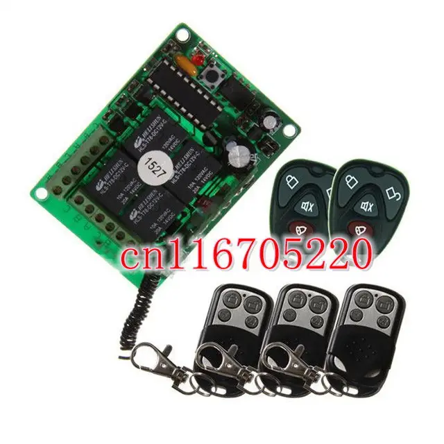 Dc 12v 4 Channel Wireless Switch Relay Outdoor Remote Control Dc 12v 4 Channel Wireless Switch Relay Outdoor Remote Control Light