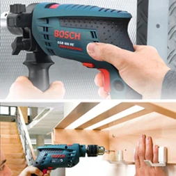 Bosch Impact Drill Set Multi-function Household Electric Drill Screwdriver Electric Hammer Toolbox GSB600RE