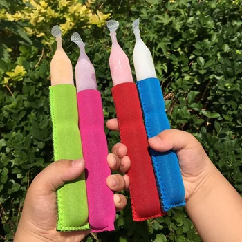

25pcs/lot Neoprene Popsicle Holders Pop Ice Sleeves Freezer Summer Icy Block Lolly Cream Holder For Kids