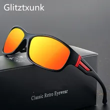 Glitztxunk новые спортивные поляризованные солнцезащитные очки для мужчин и женщин UV400 Винтажные Квадратные Солнцезащитные очки для мужчин уличные очки okulary
