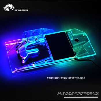 

Bykski N-AS2070STRIX-X, Full Cover Graphics Card Water Cooling Block, For ASUS ROG STRIX RTX2070-O8G