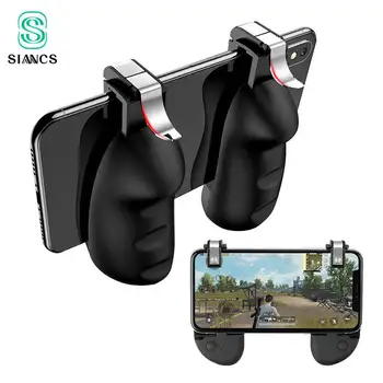 

PUBG Gamepad Fire Trigger Button 2 in 1 Mobile Game Controller Phone Gaming Joystick Aim Key Shooter Game Pad Stand