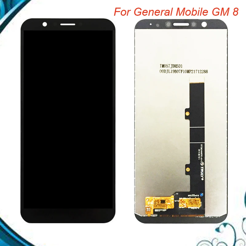 

100% Tested OK For General Mobile GM8 LCD Display+Touch Screen Assembly Replacement for GM 8 lcd GM8 LCD