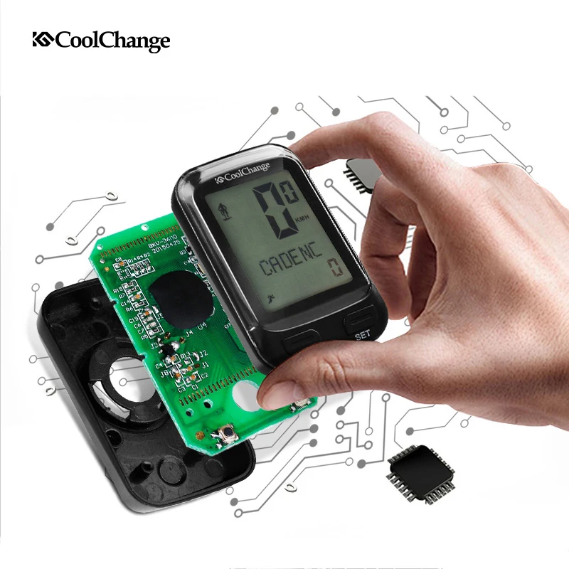 CoolChange Wireless Bike Computer 24 Waterproof Multifunction Bicycle Odometer Cycling Speedometer Stopwatch LCD Blue Backlight CoolChange Wireless Bike Computer 24 Waterproof Multifunction Bicycle Odometer Cycling Speedometer Stopwatch LCD Blue Backlight