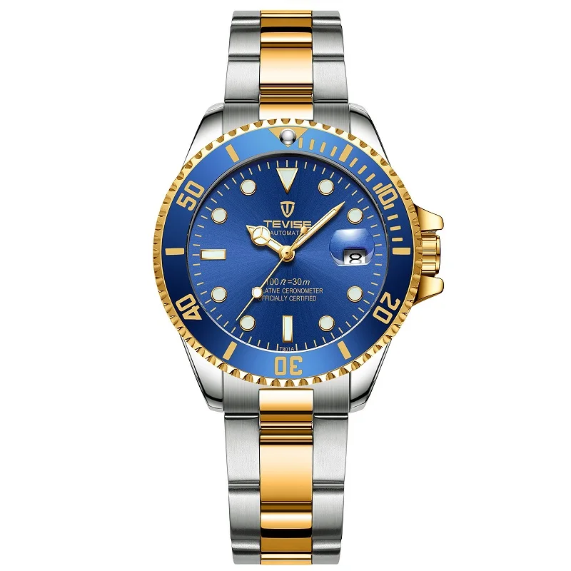 Women Watches TEVISE T801 Automatic Watch Woman Rotatable Case Montre Femme Mechanical Wristwatches With Watchband Fix Tool (11)