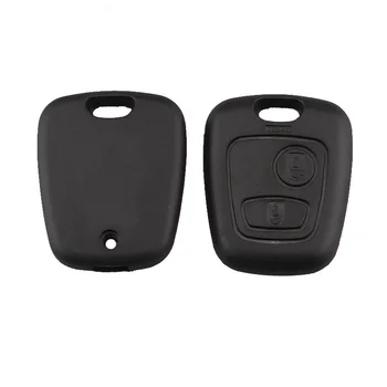 

2 Buttons Remote Key Car Key Shell No Blade Fob Case Cover For Citroen C1 C4 for Peugeot 107 207 307 407 206 306 406