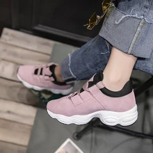 Лидер продаж, женские трендовые кроссовки на резиновой подошве, женская спортивная обувь из сетчатого материала, новинка года, zapatillas mujer, женская обувь Flyknit