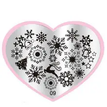 DIY Nail Art Image Stamp Штамповка Плиты Маникюр Шаблон Лак Для Ногтей Штамповки Инструмент jan9