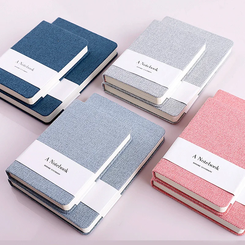 A5 13.5*18.5CM cross - line Notebook Hand Account Planner illustration handbook cover Diary Book Notepad shell School Gift