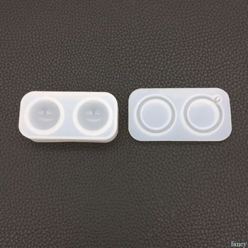 

2 Pcs Silicone Mold DIY Jewelry Making Pendant Universe Round Ball Epoxy Resin Crafts Gifts Handmade Tools Crystal Mirror