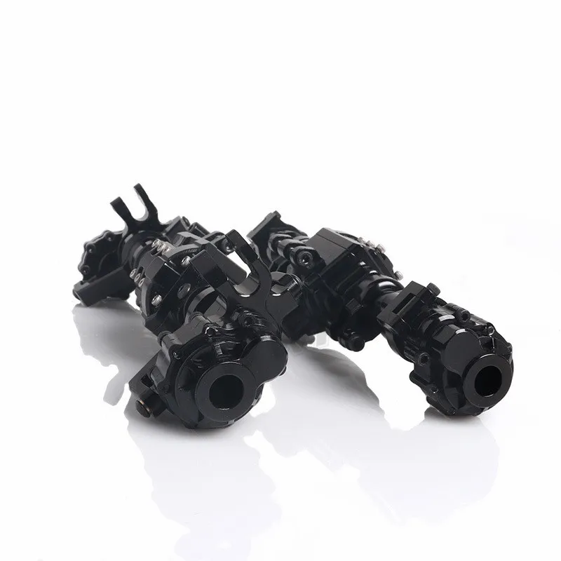 Cena QYWWRC TRX4 aluminiowa przednia i tylna obudowa osi portalowej do 1 10 zdalnie sterowany samochód gąsienicowy Traxxas TRX 4 osie części zamienne