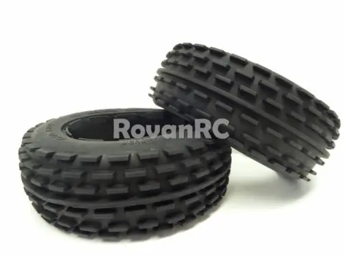 

1/5 Rovan Front Dirt Tires (2) Fits HPI Baja 5B SS 2.0 King Motor Buggy