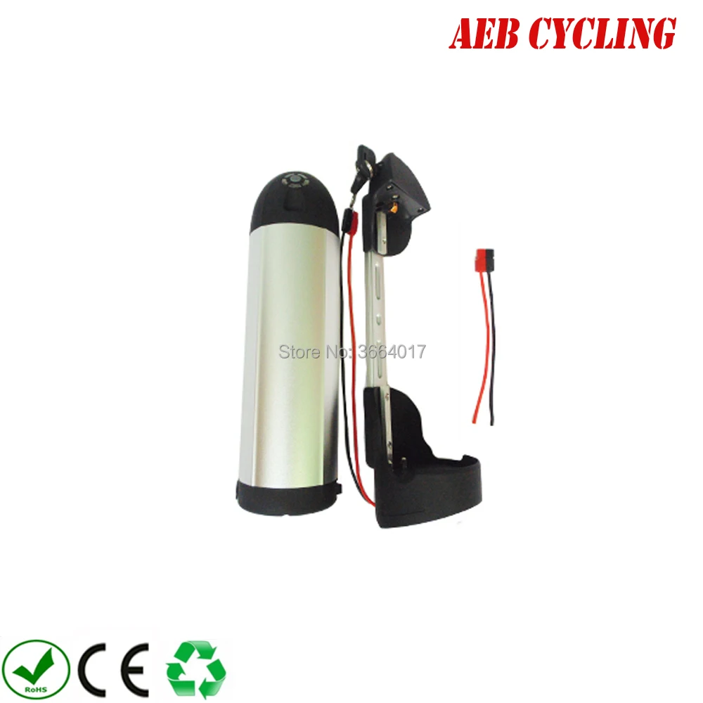 Top EU US free shipping and taxes For beach cruiser bike bottle down tube 36V 14.5Ah high capacity Li-ion ebike battery with charger 3