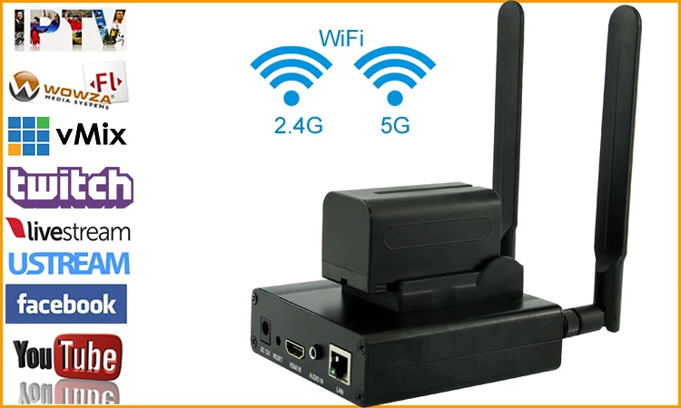 

MPEG4 H.264 HD IP Video Encoder WiFi Wireless HDMI Encoder For IPTV, Live Streaming Broadcast, HDMI Video Recording RTMP Server