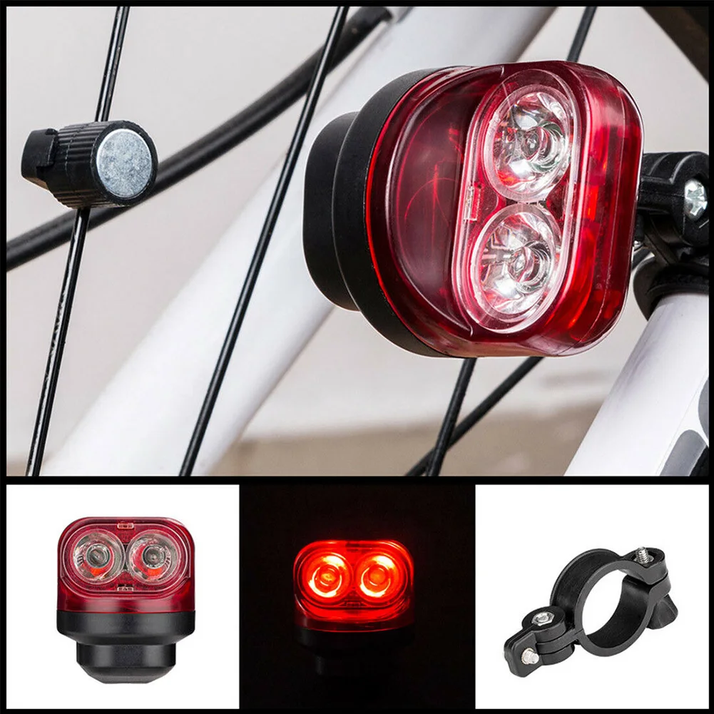 Предупреждающий сигнал поворота лампа Led мигающий велосипед задний фонарь магнитная индукция открытый автономный водостойкий ABS