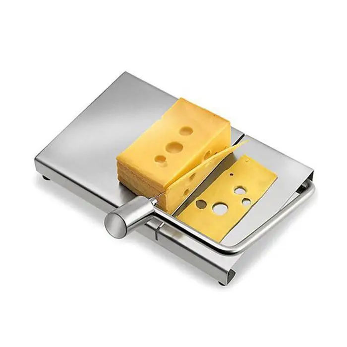 Творческий универсальный нержавеющая сталь сыр Slicer нарезки серебро Кухня инструмент