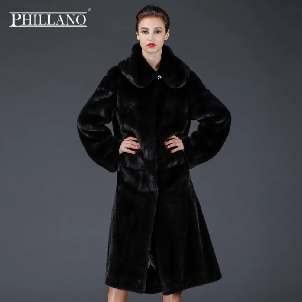 Продажа PHILLANO 2016 Зима Шубы Из Натурального Меха Норки Скандинавия Дания Зимнее