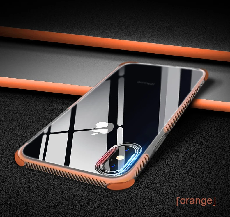 Case For Iphone 7 Case Iphone XS Max Case XR 6 8 6S Plus Luxury Brand Case Anti Shock  Transparent Clear Cover For Iphone X Case