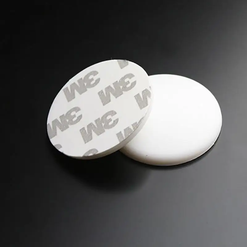 

4*0.8cm Practical Silicone Self Adhesive Wall Anti Collision Mat Door Handle Protector Gards Bumper Sticking Pads Noise Stopper
