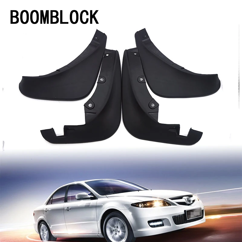 

4pc Car Front Rear Mud Flaps Mud Flap Mudguards Fender For Mazda 6 Sedan 2002 2003 2004 2005 2006 2007 2008 Accessories