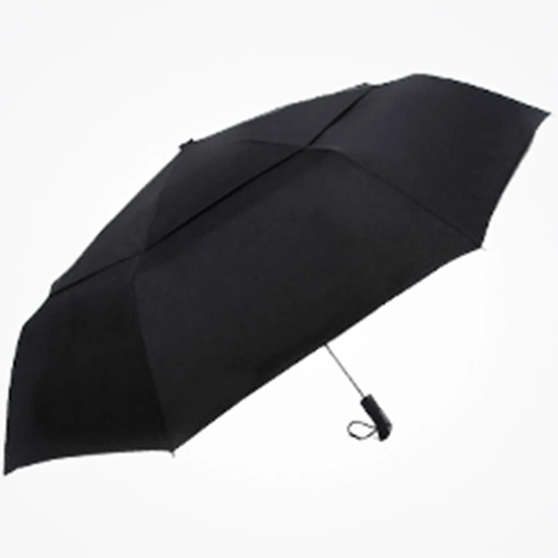 Large Black Folding Umbrellas Automatic Rain Women Semsiye Parasols