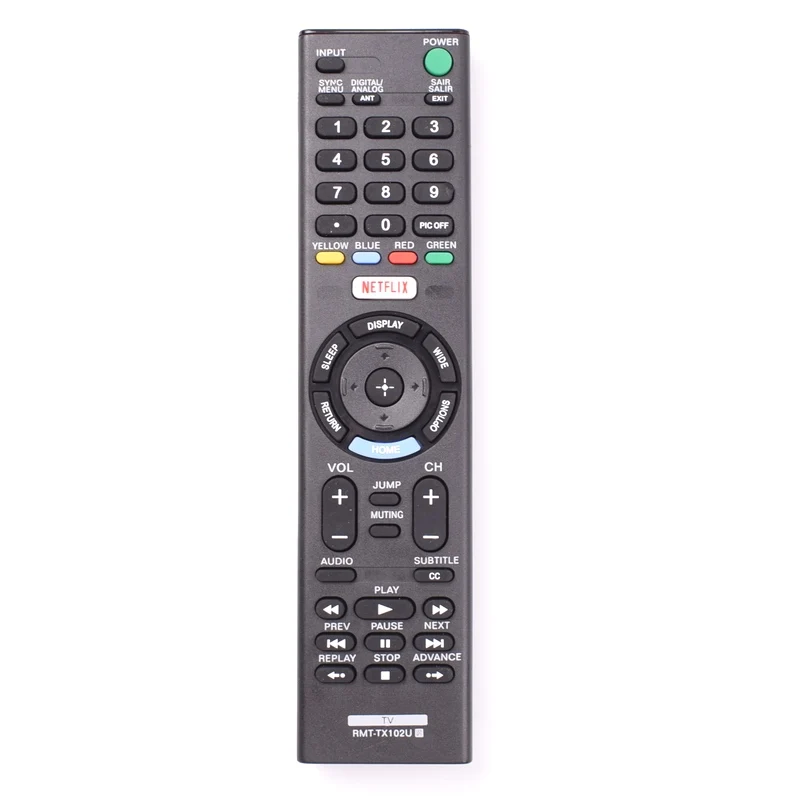 ALLIMITY Telecomando Sostitutivo RMT-TX101D Per TV Sony Bravia – Compatibile Con KDL-32R503C, KDL-40W705C, KD-55X8505C E Altri Modelli – Plug And Play, Batterie Non Incluse
