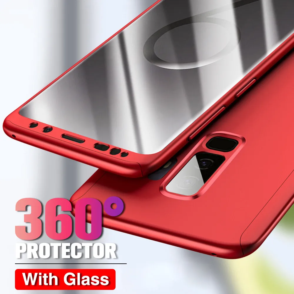 Luxury 360 Full Protective Phone Case For Xiaomi Redmi Note 5 Pro 5A Plus Cover With Glass Funda Coque |