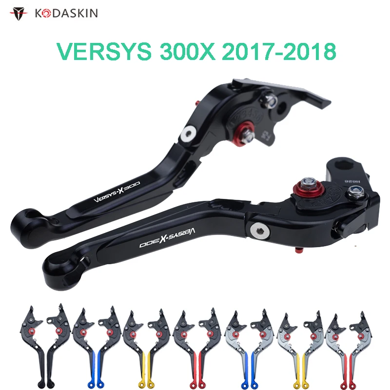 KODASKIN сцепные рычаги для KAWASAKI VERSYS-X 300/VERSYS 300X Складные Выдвижные мотоциклетные Длинные рычаги