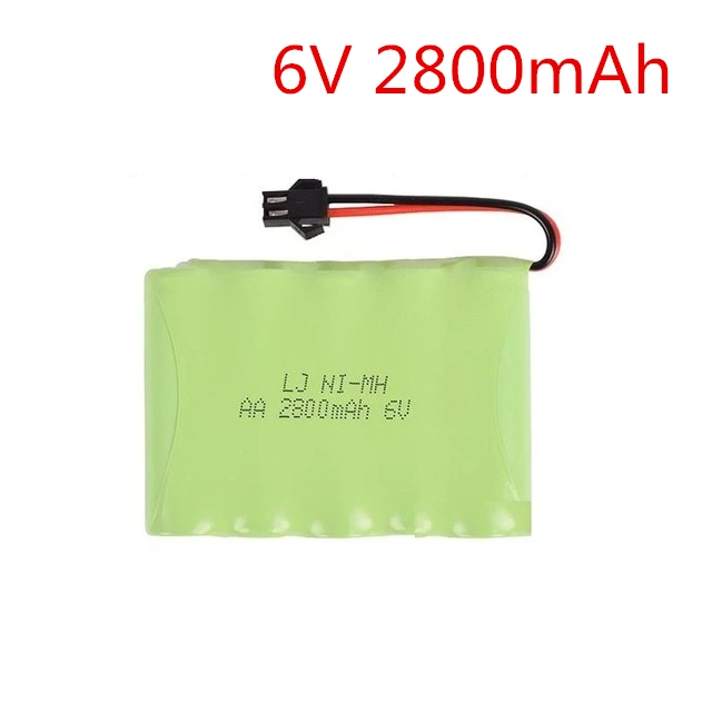 6v 700 mah/1800 mah/2800 mah M-style Высокая емкость AA Ni-MH Аккумуляторная батарея для электрических игрушек/RC автомобилей/RC грузовиков/RC лодки