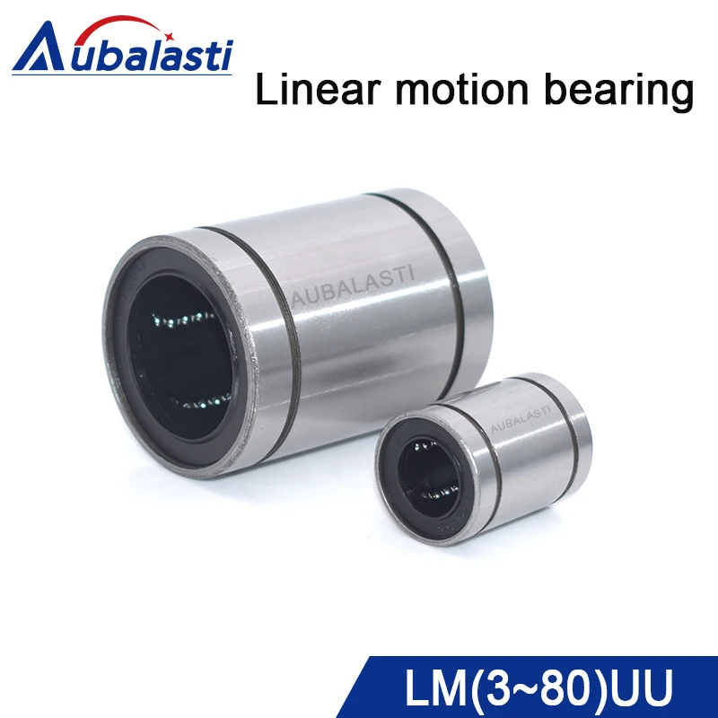 

Linear bearing linear ball 3d printer part LM3UU 4UU 5 6 8 10 12 13 20 25 30 35 40 50 UU use for cnc router engraving machine