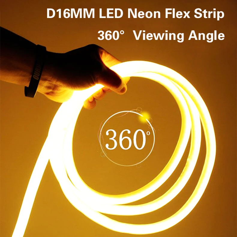 SMD2835 Anyview 360 градусов Водонепроницаемость IP68 круглые фотосветодиодные неоновые
