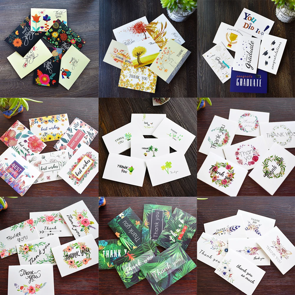 thank you cards with envelope stickers business custom thank you cards blank inside