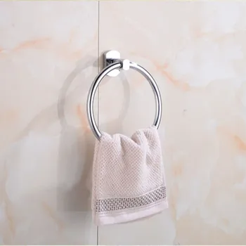 

Towel Rings Chrome All Copper Wall Mounted Bathroom Towel Holder Hangers Storage Rack Towel Bars Toilet Furniture Hardware