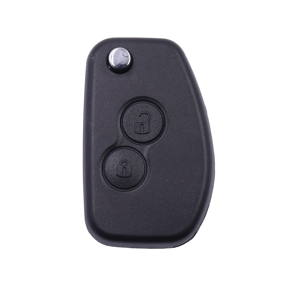 

New 2 Buttons Modified Flip key Folding Remote Car Key Case For Renault megane 2 Dacia Modus Espace Duster Clio VAC102 Blade