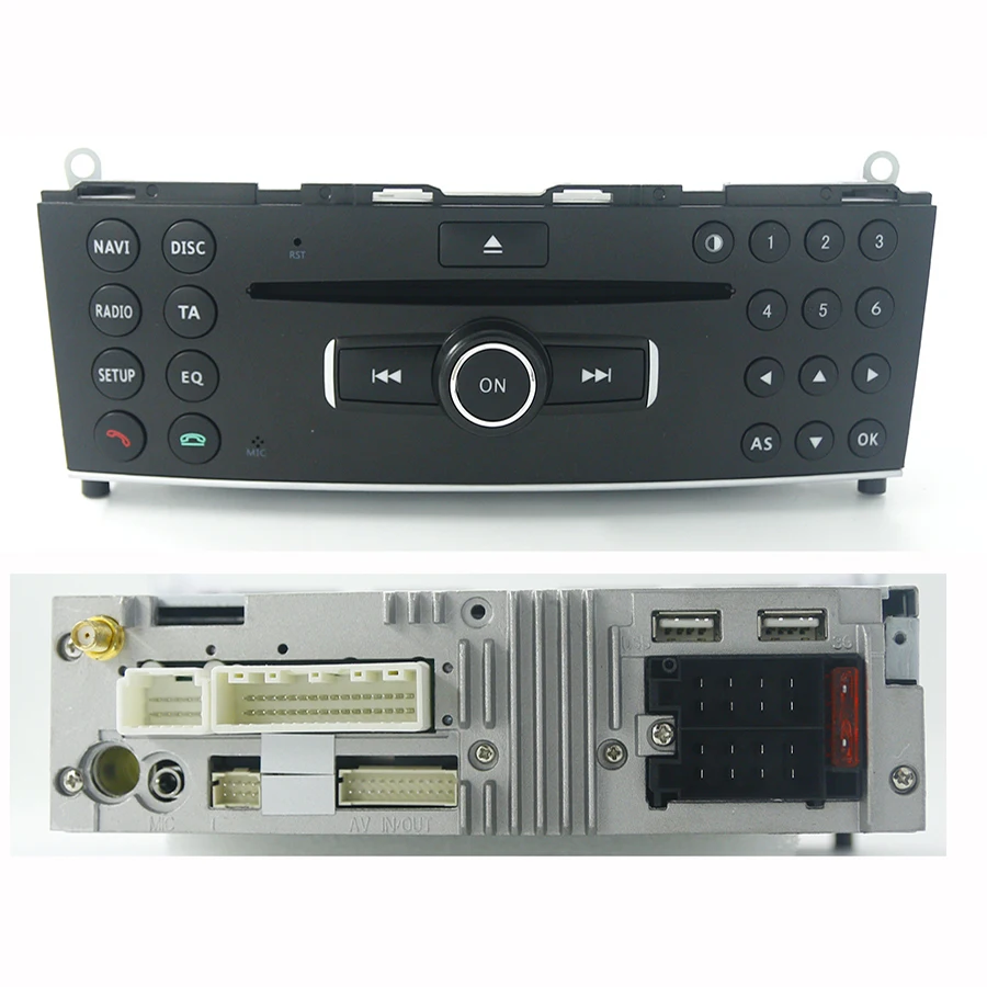 Sale HD Touch Screen DVD Player For Mercedes Benz C200 C180 W204 2007-2010 GPS Navigation Steering Wheel control multimedia 3