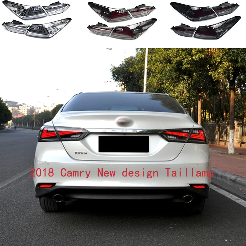 Для автомобиля Taillamp для Toyota Camry 8 светодиодный задний светильник с движущимся сигналом США Тип светодиодный светильник заднего бампера